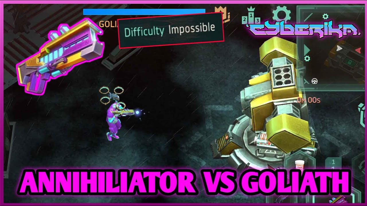 Annihiliator VS Goliath in Impossible Difficulty!! | Cyberika Gameplay (better run this time)