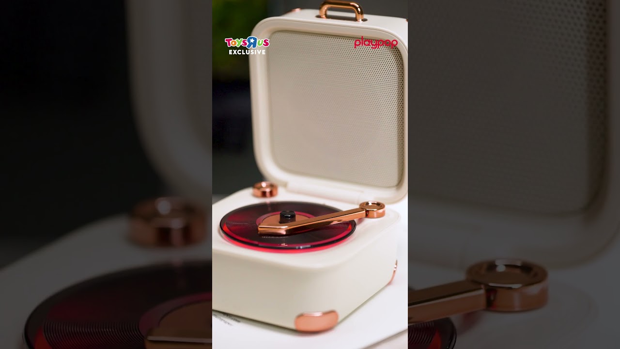 Playpop Retro Vinyl Speaker