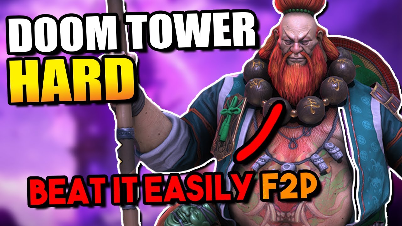 Beat all of DOOM TOWER HARD even as F2P! | Raid Shadow Legends