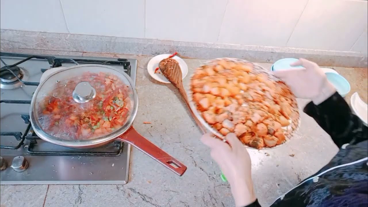 اسهل طريقة تحضير payla  تحدي المطاعم 😍