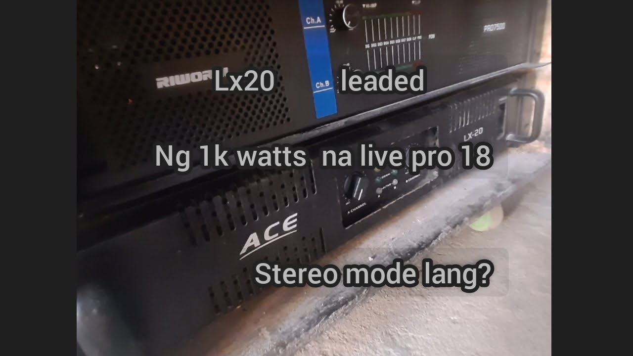 naka stereo mode lng lakas pala ni ace lx20 di ako maka paniwala sa lakas😱😱