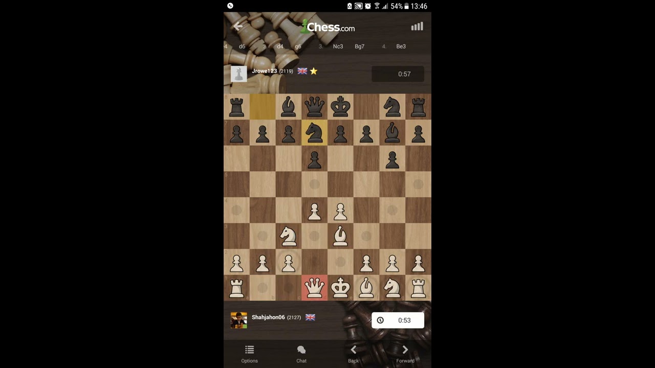Playing bullet chess on mobile!
