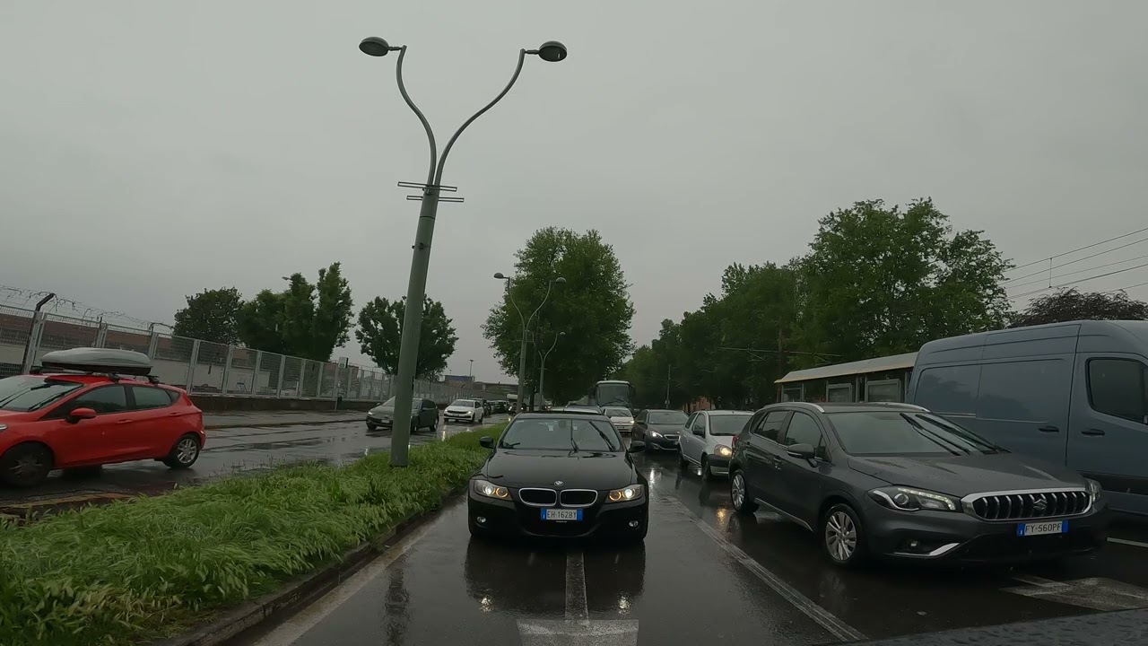 Pt17: 4K Road Trip Europe | Virtual Cycling Workout | Scenic Ride from Lyon to Milan, Italy