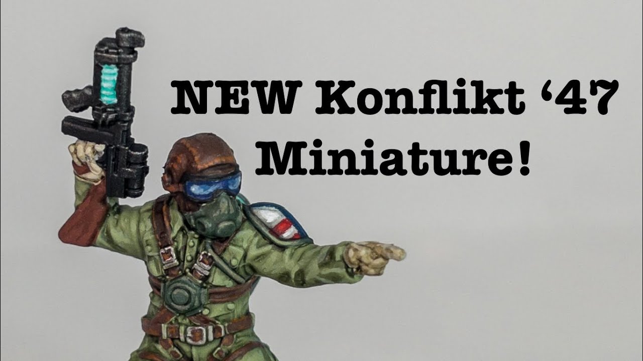 Painting the NEW Konflikt ‘47 miniature from Warlord Games!