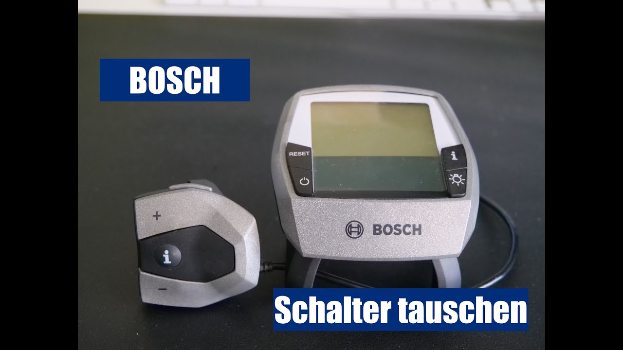 Austausch der Bosch Intuvia Bedieneinheit Schalter defekt // Dein2Rad