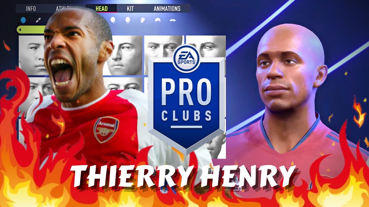 FIFA 22 Thierry Henry Pro Clubs Creation