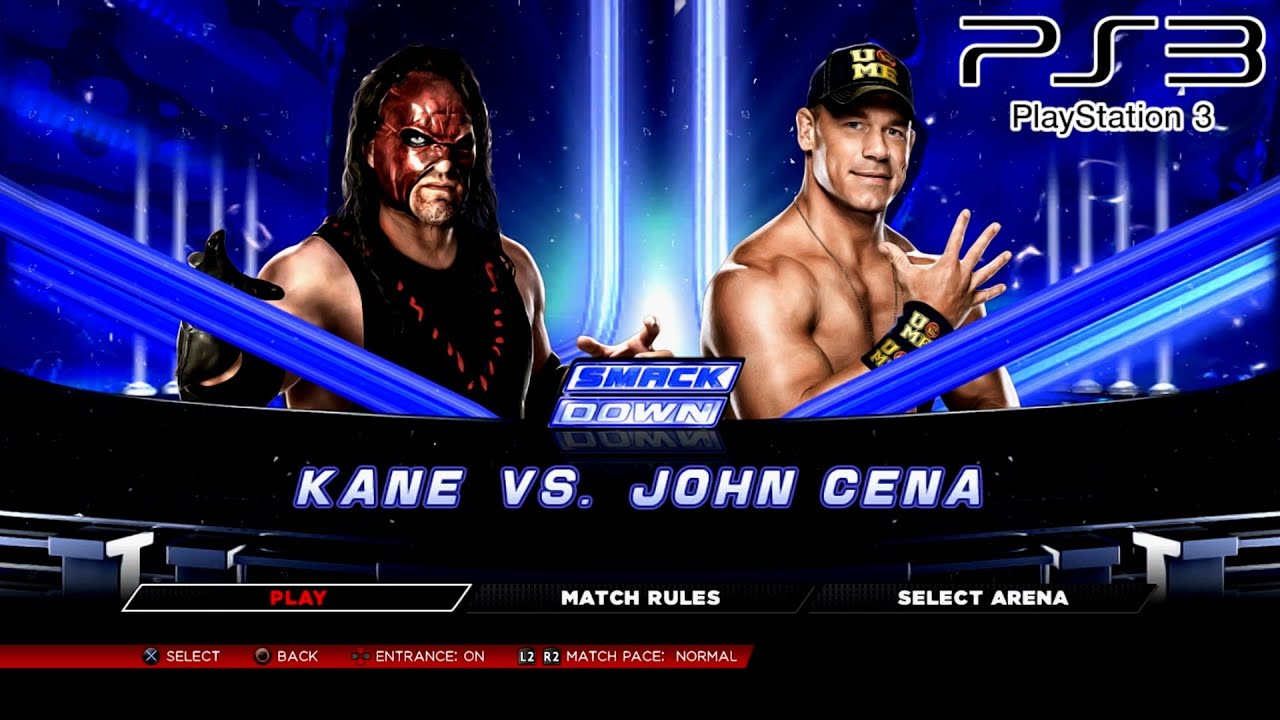 WWE 2K14 PS3 - Kane VS John Cena [2K][mClassic]
