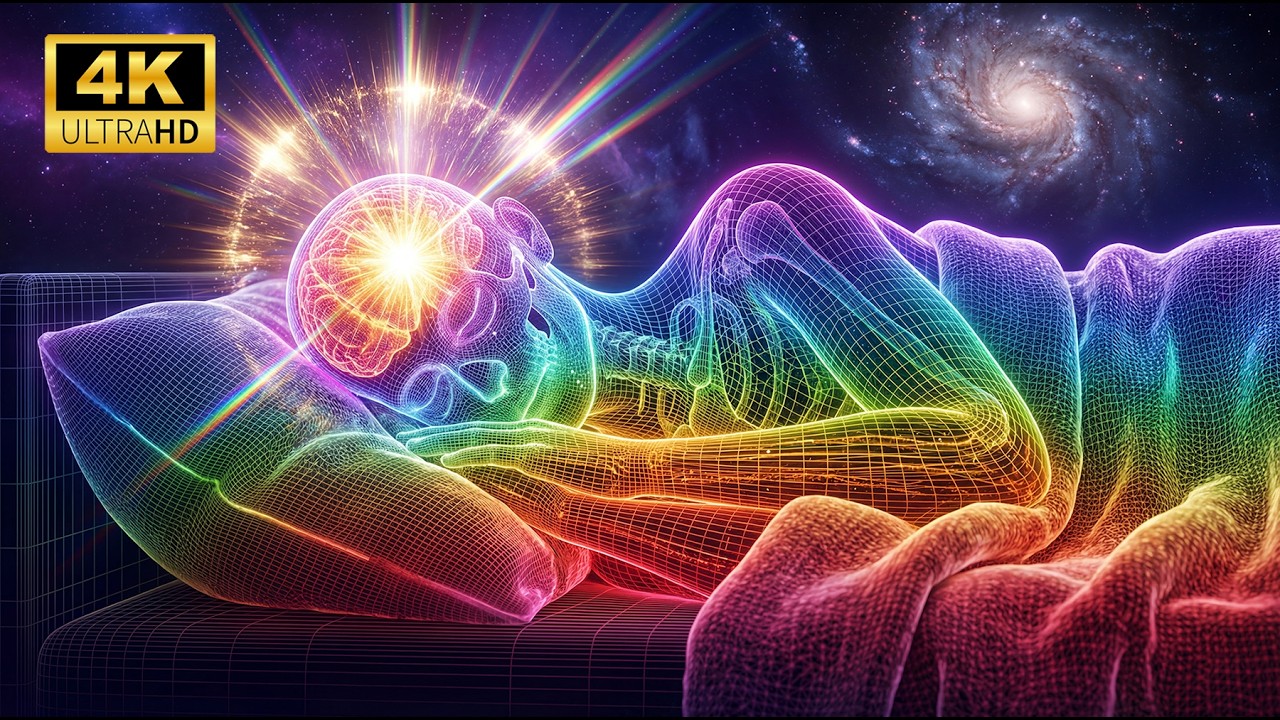 432Hz + 528Hz + 741Hz + 963Hz | PUREST Slumber Frequency: Quiet Inner Chatter, Rest Well4
