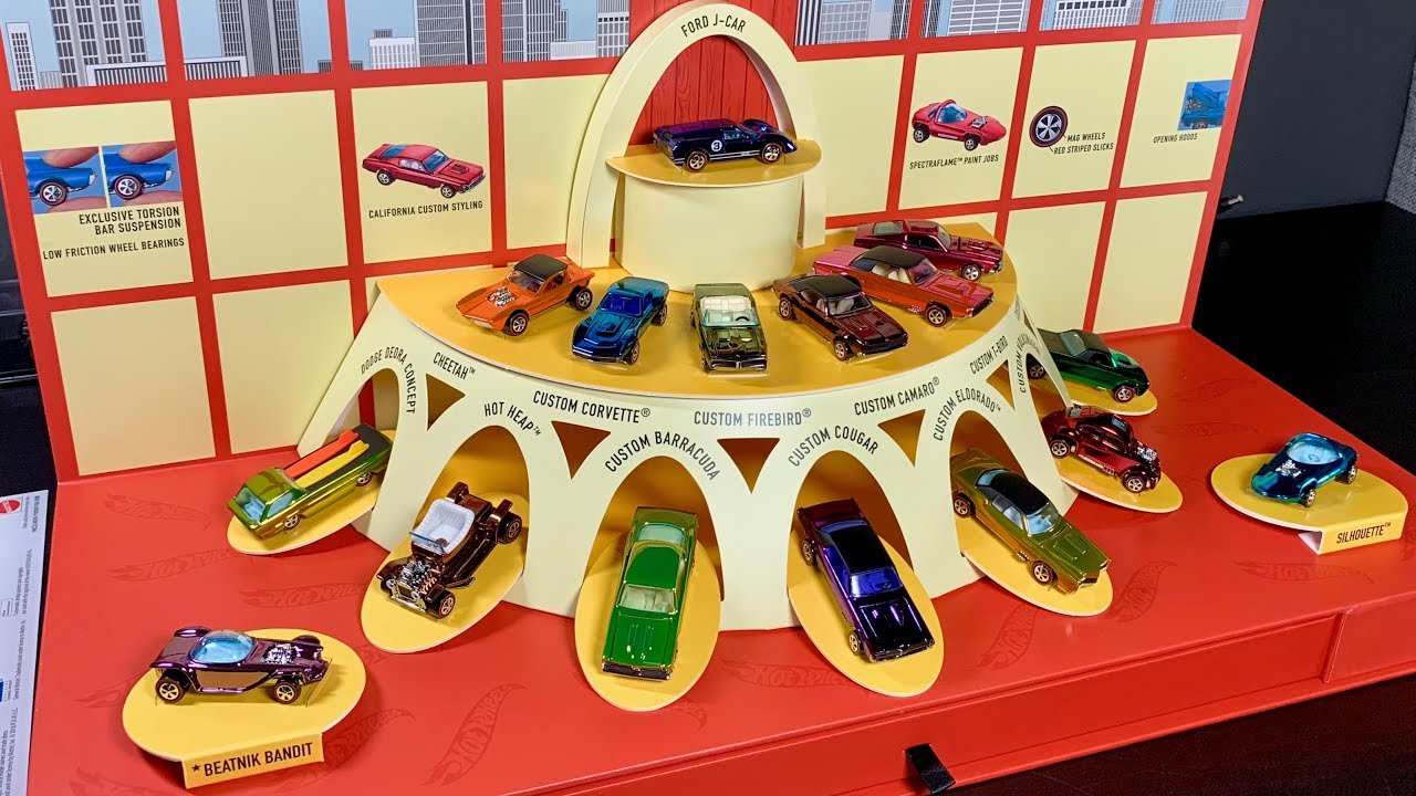 Lamley Unboxing: Hot Wheels 50th Anniversary Original 16 Display Set