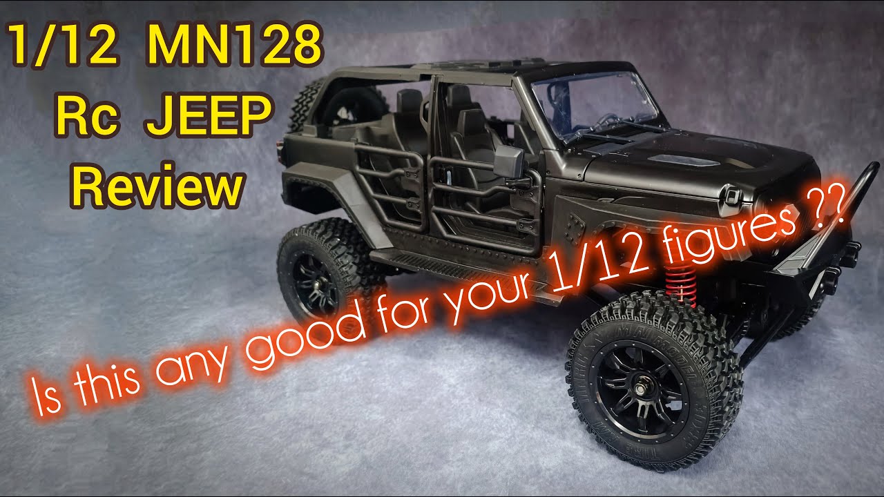 1/12 MN128 RC Jeep Rubicon review for Gijoe Classified and other figures