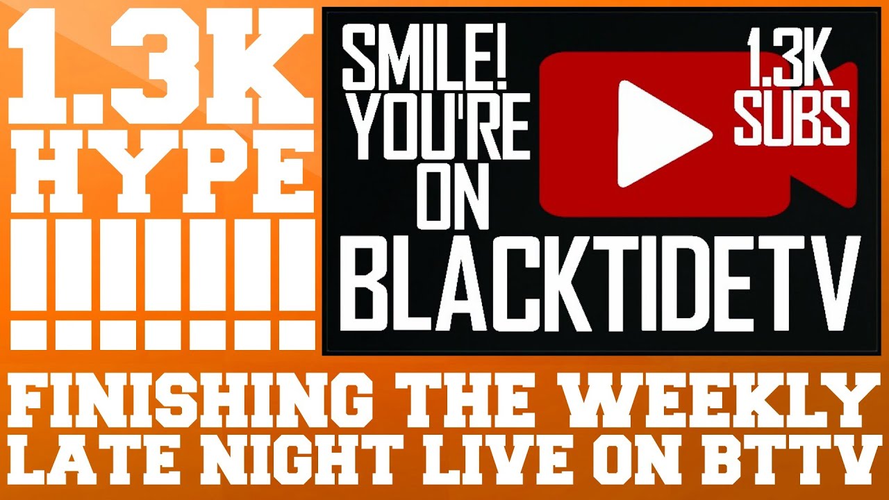 BTTV Live Event: 1.3K Subscriber HYPE! // Completing Weekly Contracts Solo (CoD:BO3)