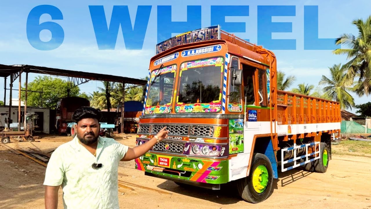 6வீல் புதிய பாடி&கேபின் 6wheel AVTR NEW BODY&CABIN ANGALAMMAN LORRY BODY BUILDER NAMAKKAL R.RAJKUMAR