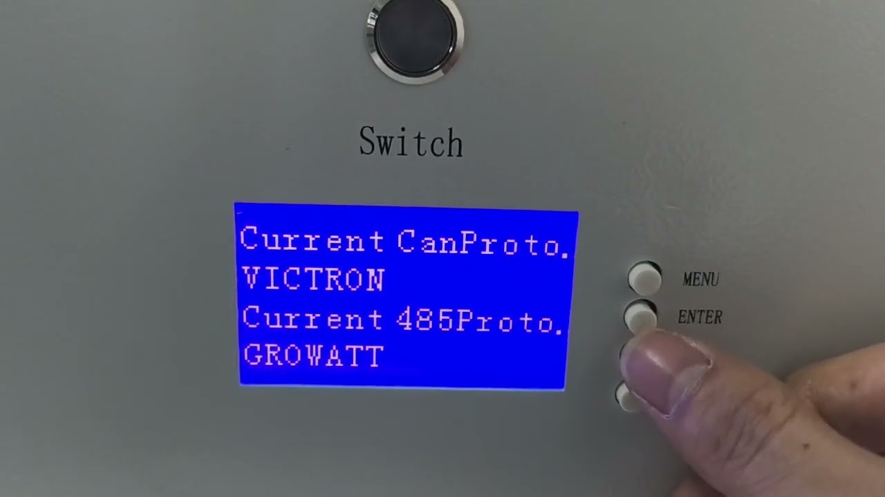 RJ TECH BMS Protocol Selecting