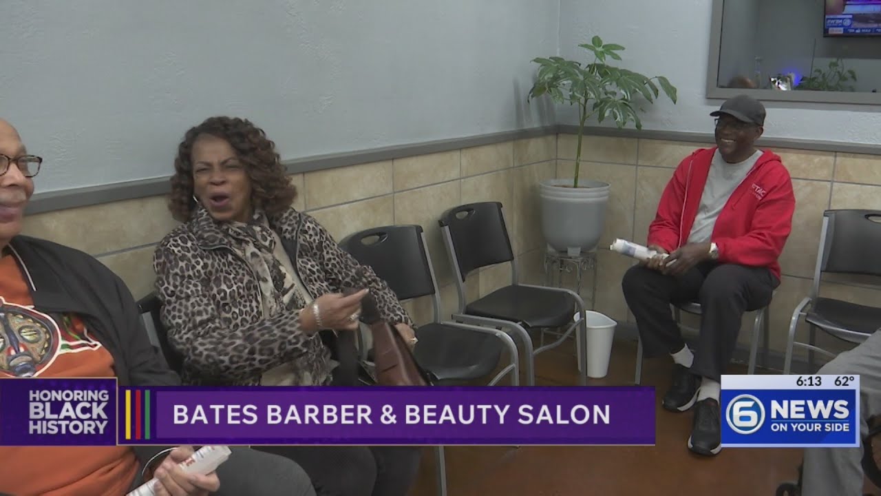Inside Bates Barber and Beauty Salon in Knoxville