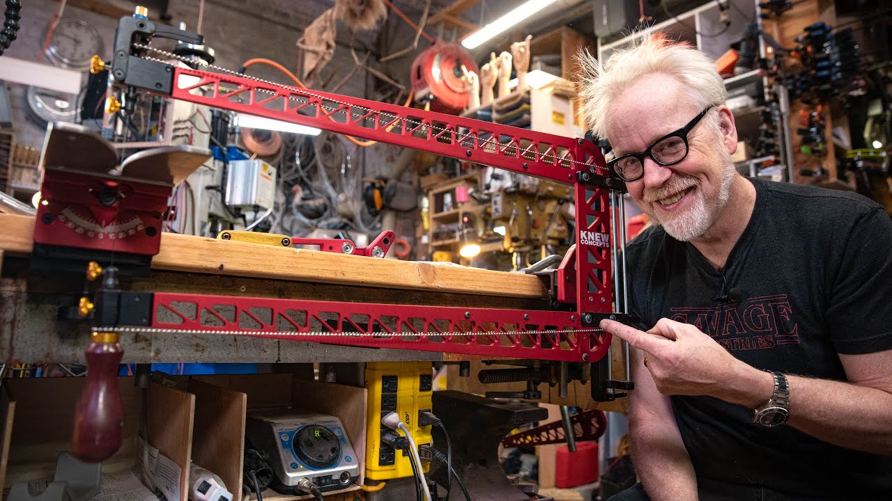Adam Savage Geeks Out Over This Precision Woodworking Saw!