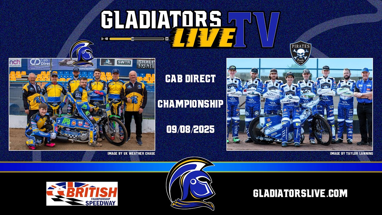 Plymouth 'Gladiators' vs Poole 'Pirates' | Championship | 09/08/2025 | Gladiators TV