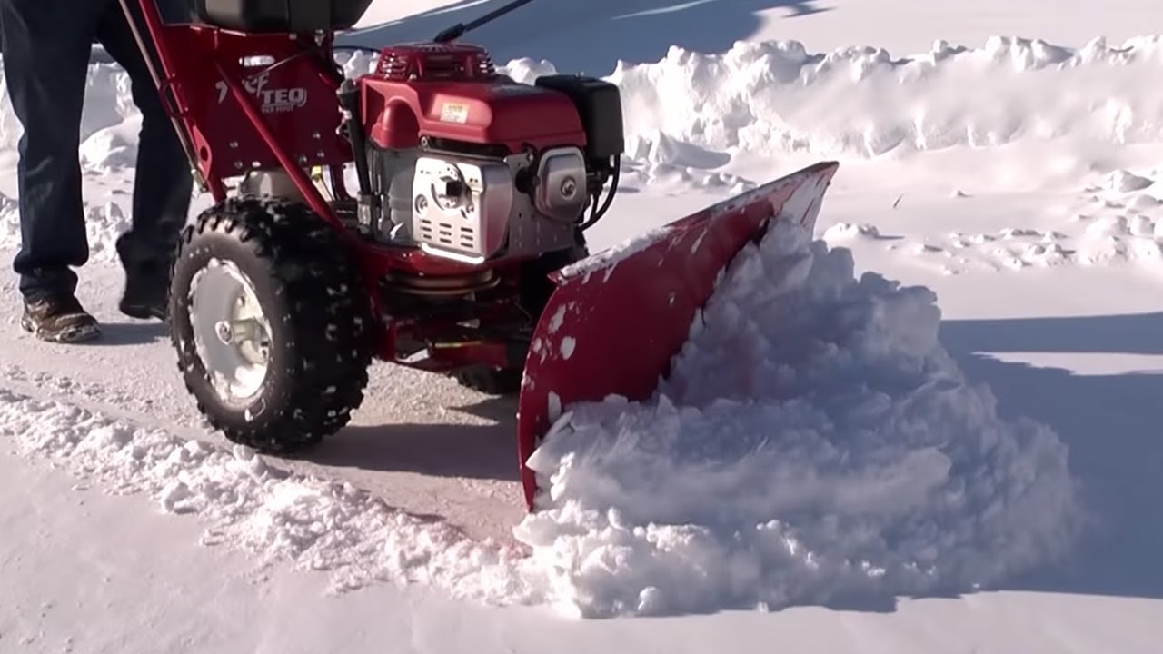 Self-Propelled Snow Plow from TURF TEQ - Walk Behind Snow Plow