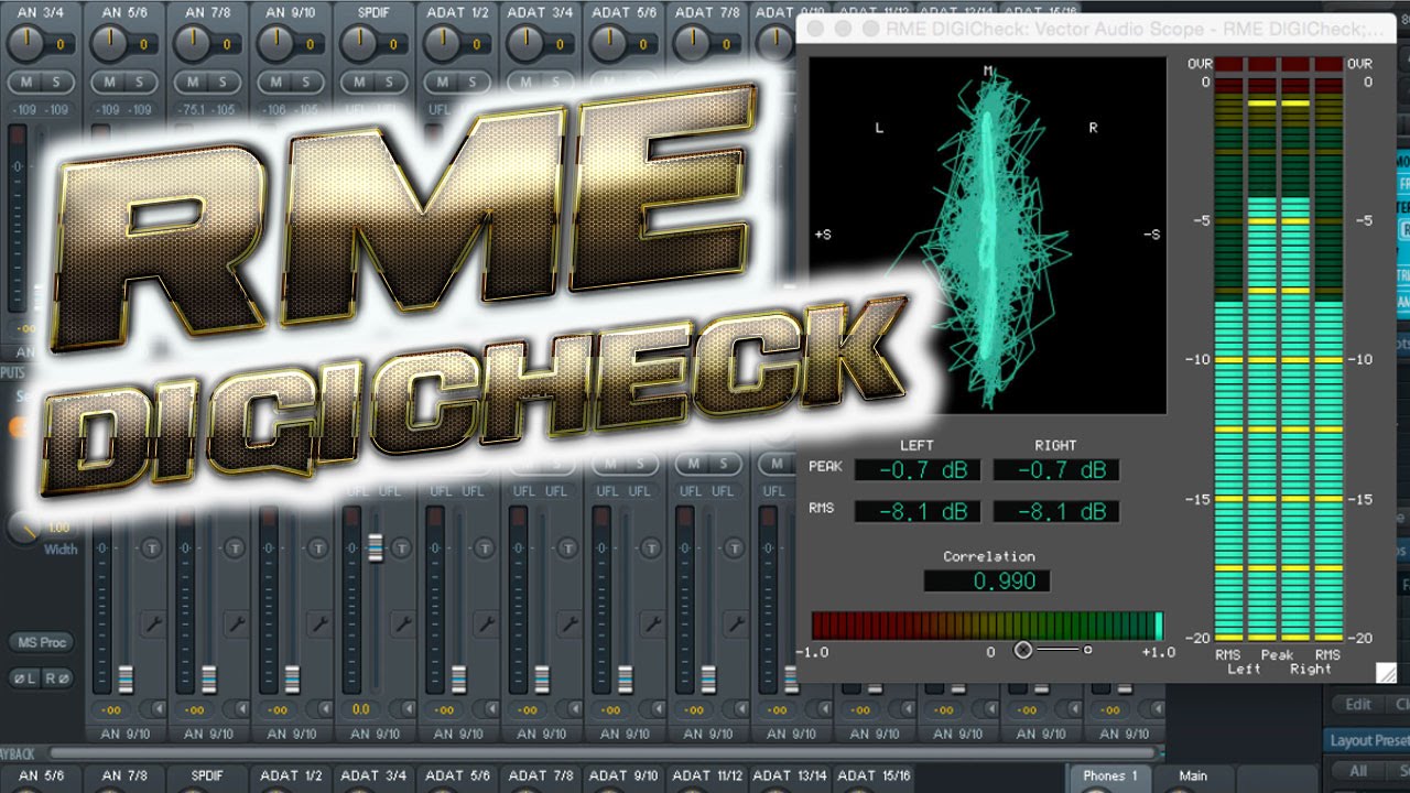 How to connect RME Digicheck