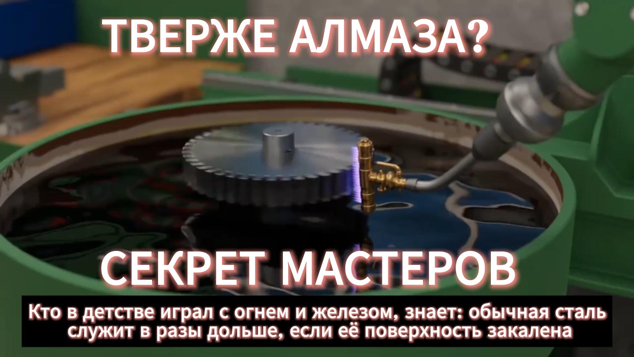 ЗАКАЛКА СТАЛИ: Как сделать поверхность в 10 раз прочнее?