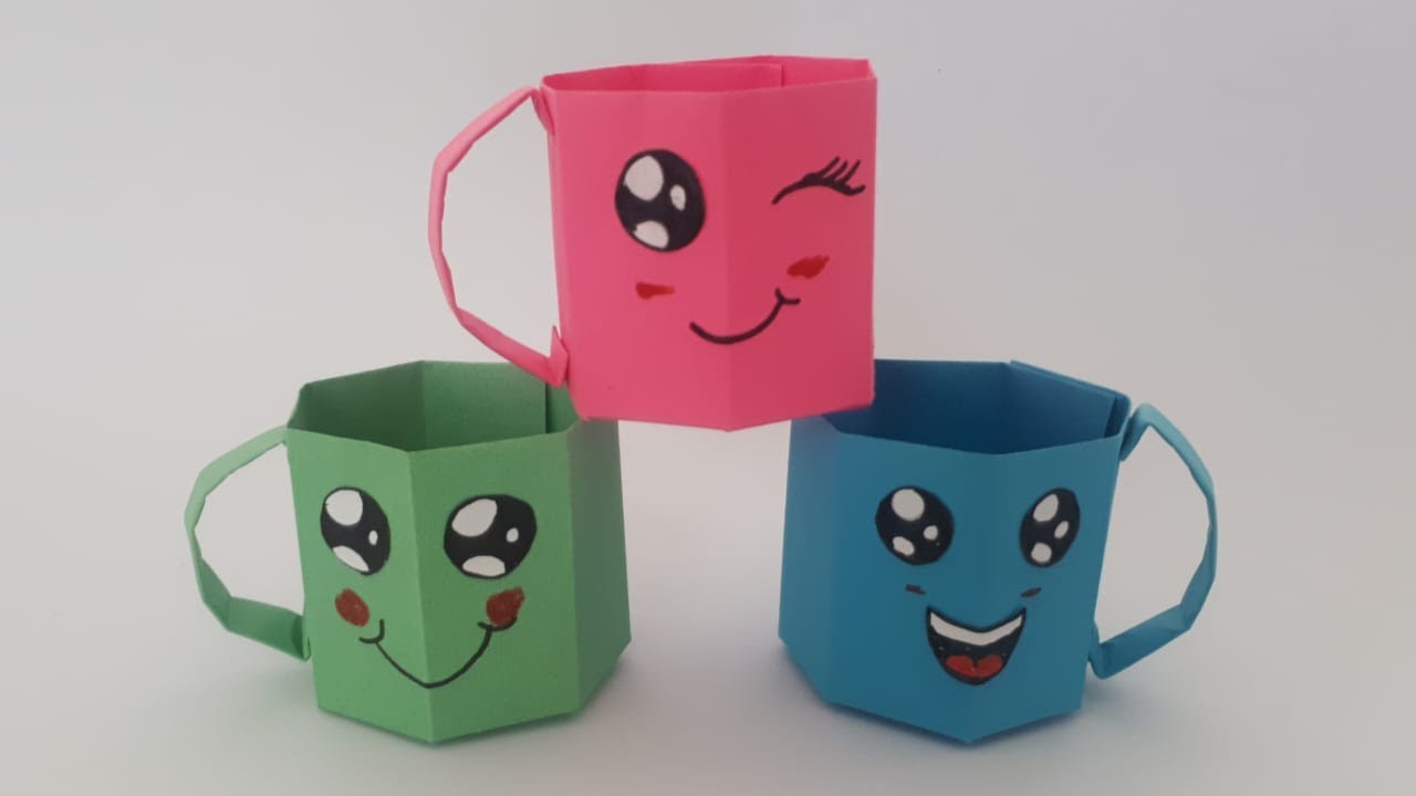 Mini caneca divertida fácil de fazer