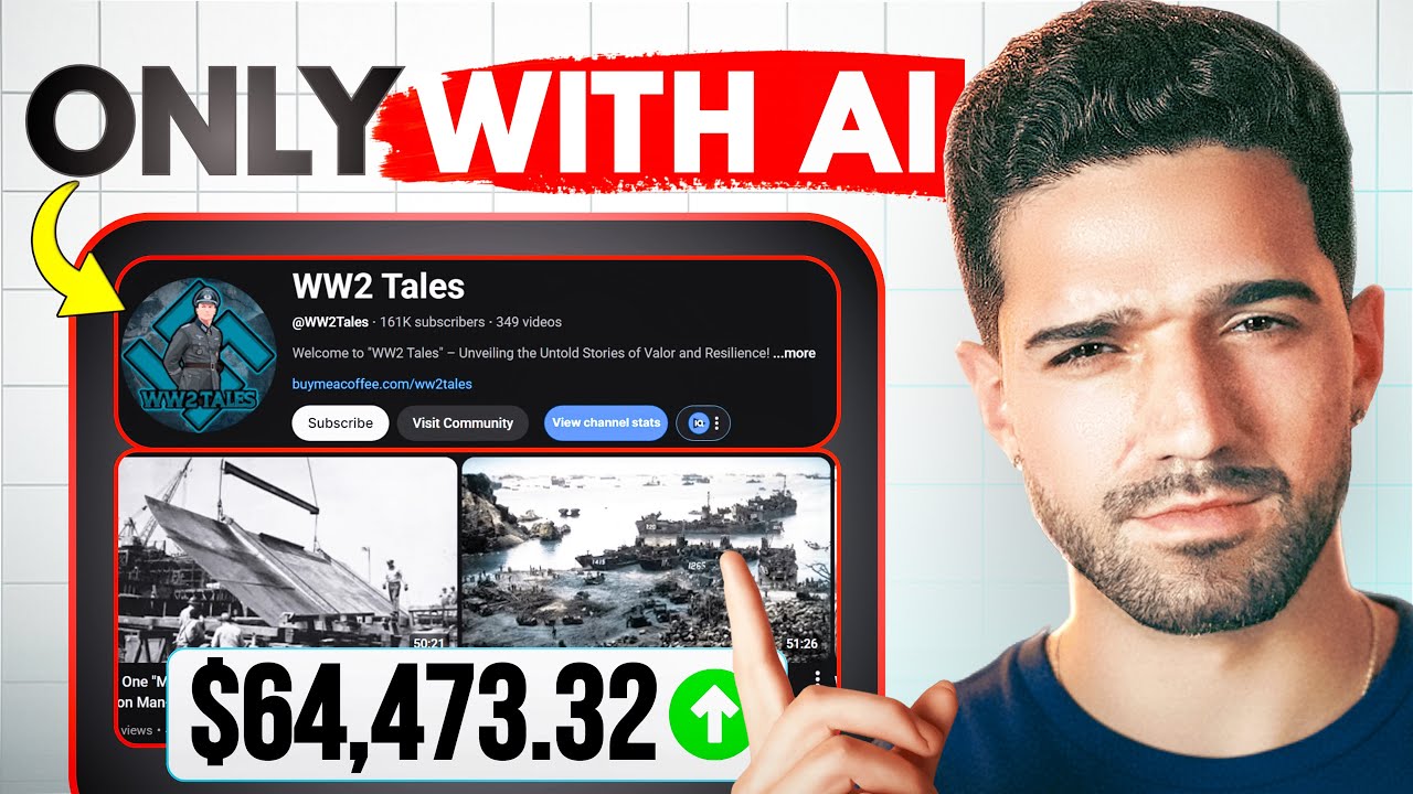 How To Make VIRAL WW2 Videos Using AI Tools (Easiest Strategy)