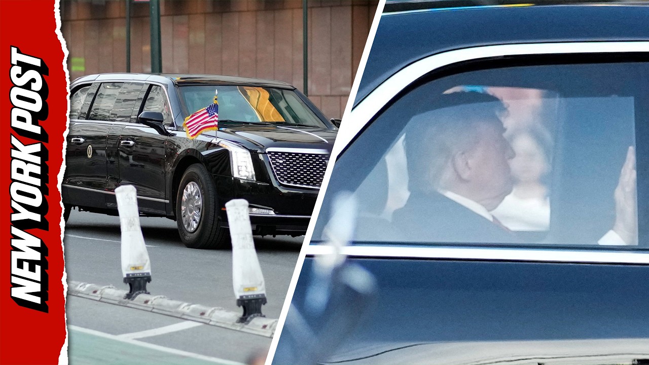 Trump Arrives at Madison Square Garden for NBA Finals Game 3