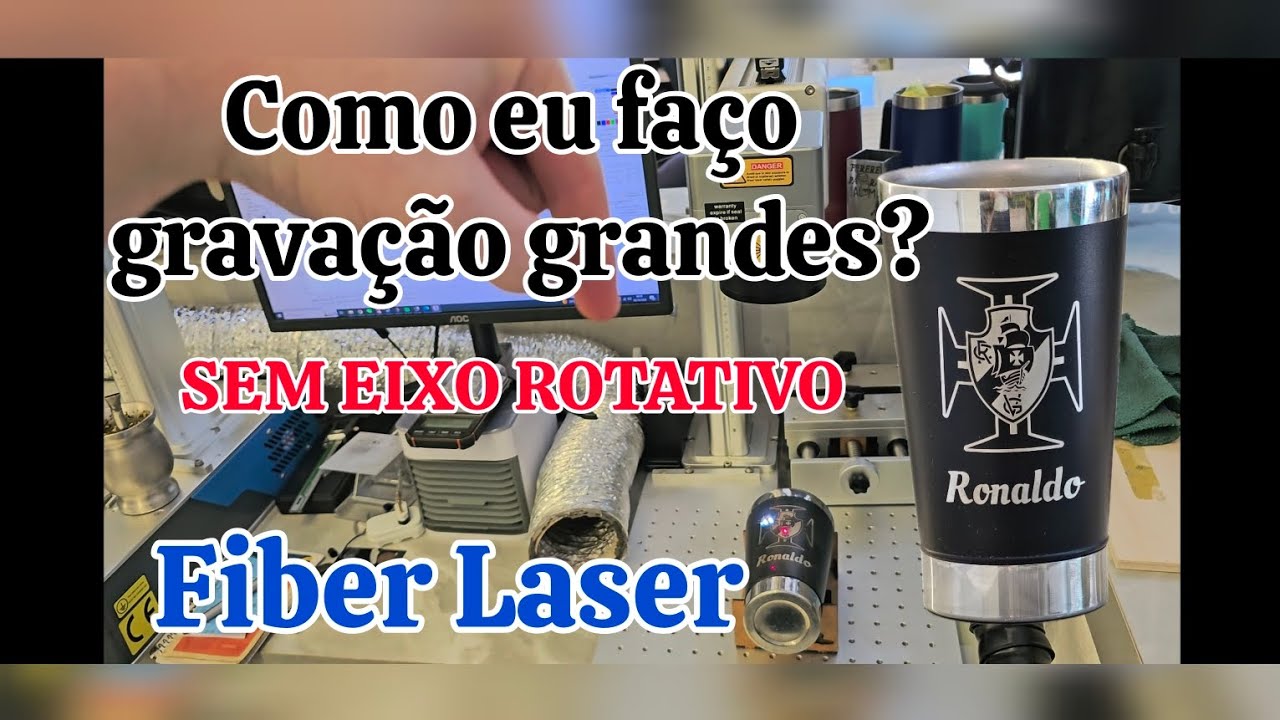 Como fazer gravações grandes sem eixo rotativo?