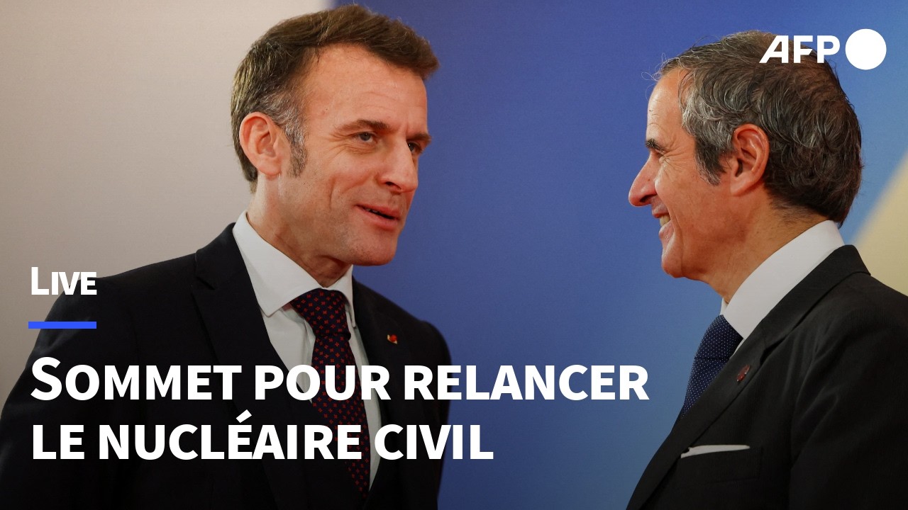 🔴 LIVE - La France accueille un sommet sur le nucléaire civil
