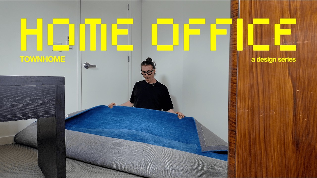 Renter-Friendly Home Office Makeover! Affordable Small Space Transformation | TOWNHOME Ep 5