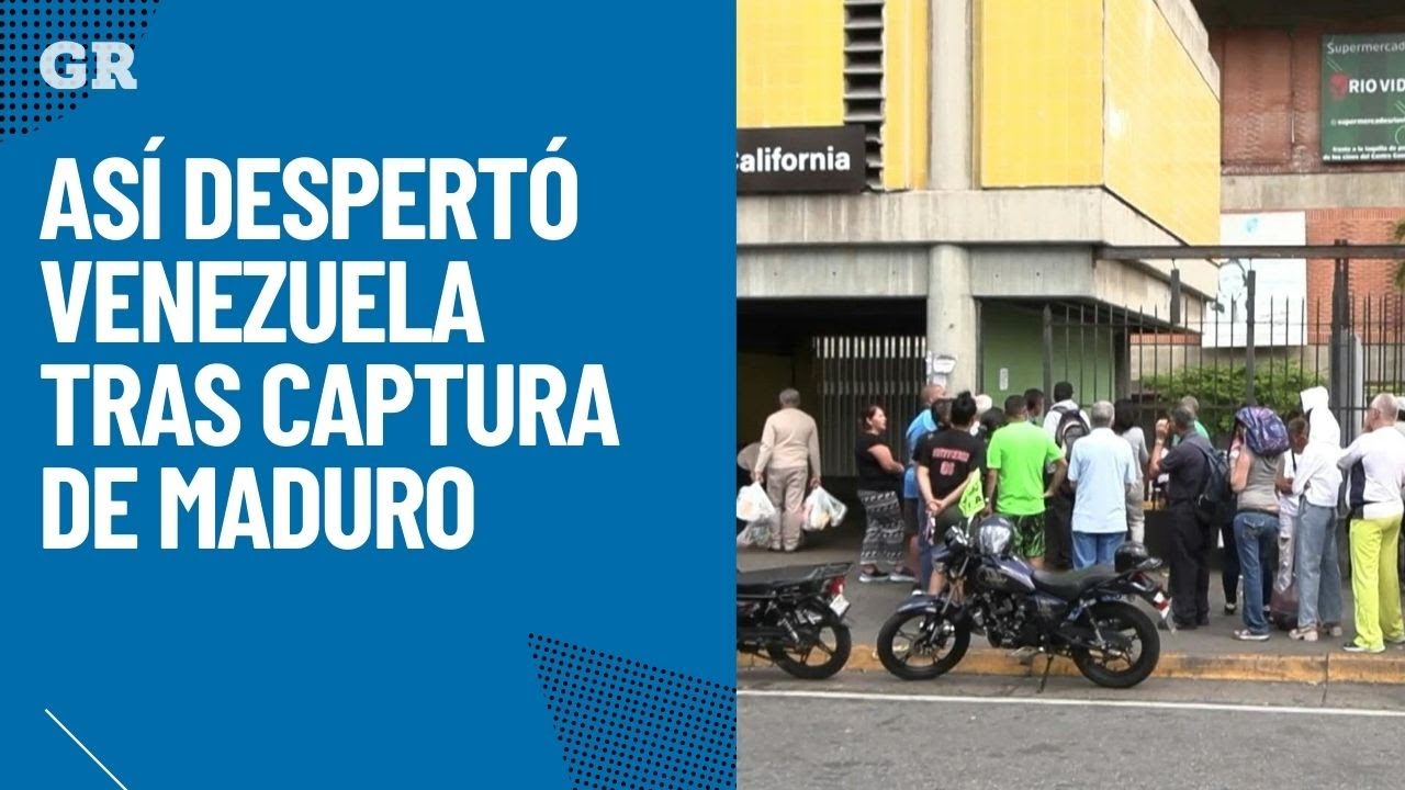 Venezuela: Así despertó tras caída de Nicolás maduro