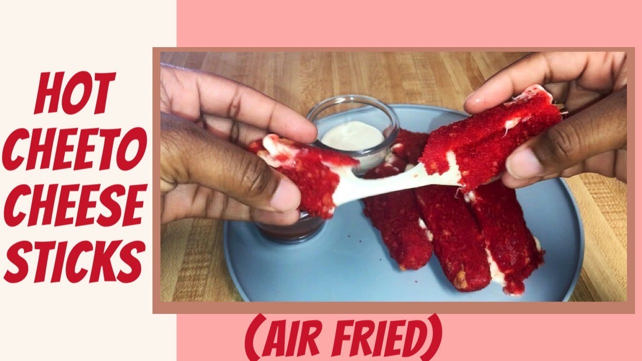 HOT CHEETO MOZZARELLA CHEESE STICKS | AIR FRIED | 먹방