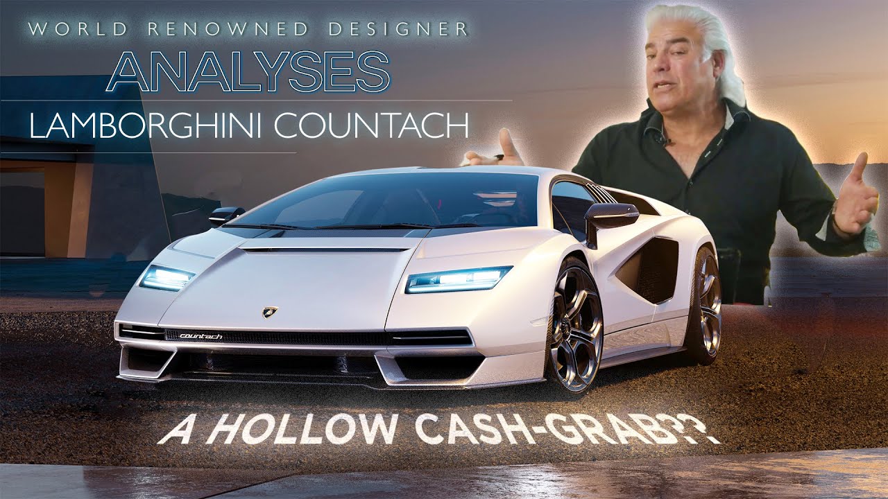 Analysing/Redesigning The Lamborghini Countach: A Hollow Cash Grab or Honourable Homage?!