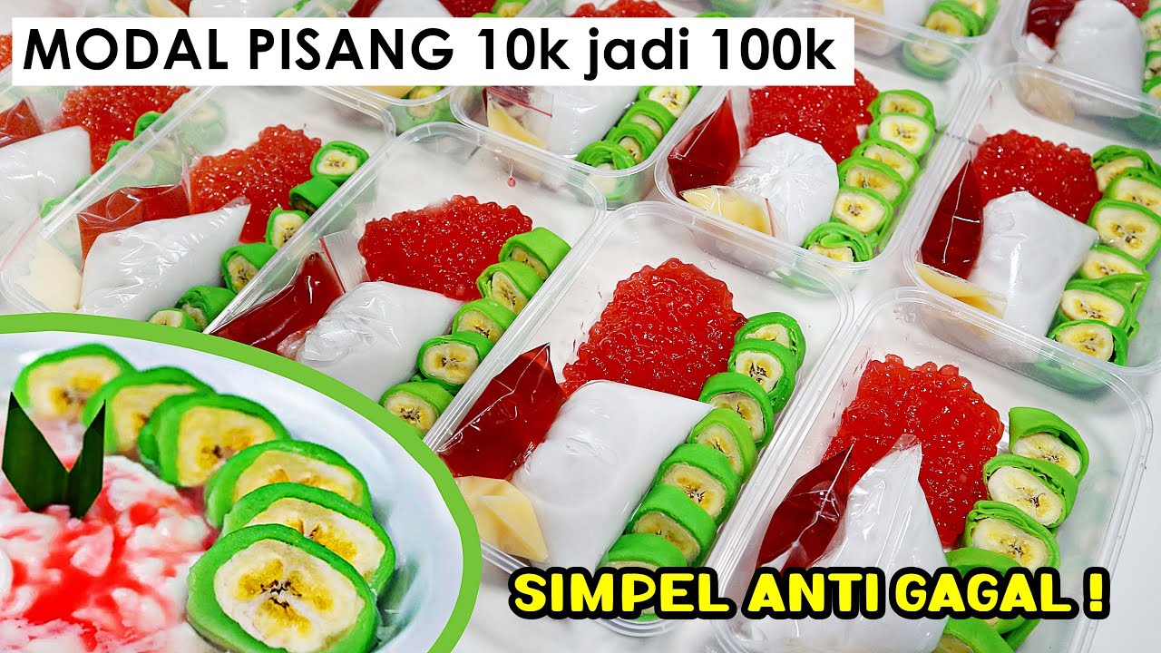RESEP ES PISANG IJO UNTUK JUALAN TAKJIL RAMADAHAN