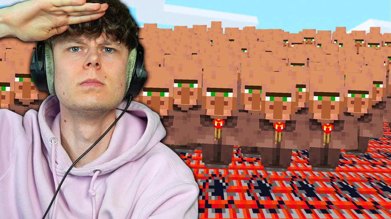 Vesničani DOHR&Aacute;LI MINECRAFT a j&aacute; se jen koukal