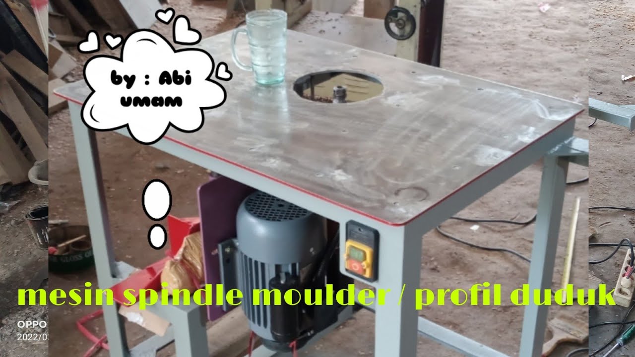 MESIN SPINDLE / PROFIL DUDUK RAKITAN mesin spindle P#diy #woodworking #tutorial #