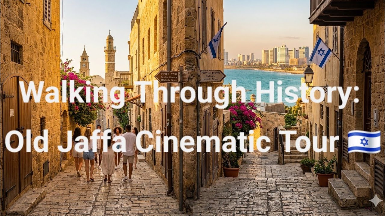 Walking Through History: Old Jaffa Cinematic Tour 🇮🇱✨ | יפו העתיקה