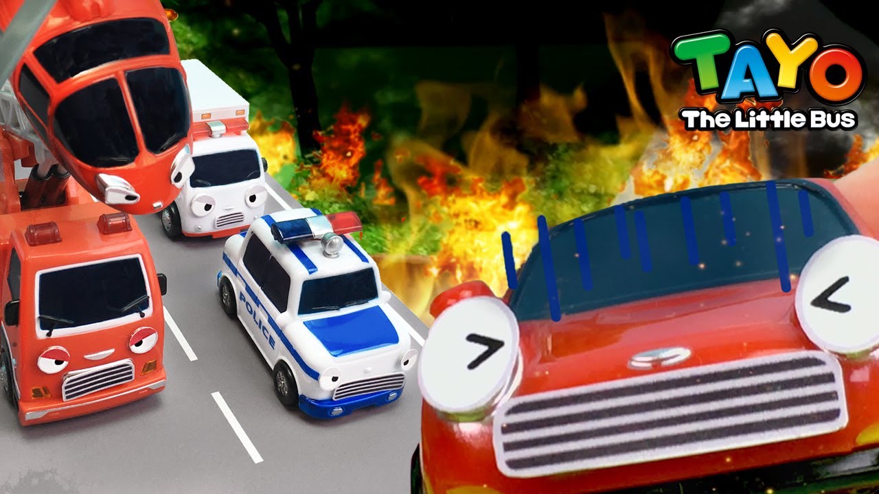 Tayo Rescue Team Song l Speed the racing car is in danger! l Brave Cars l Tayo the Little Bus