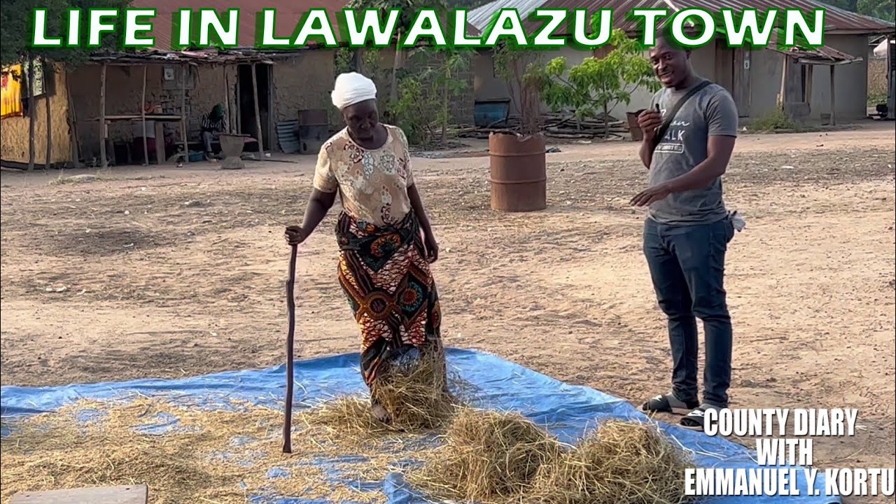 LIFE IN RURAL LIBERIA LAWALAZU TOWN LOFA COUNTY