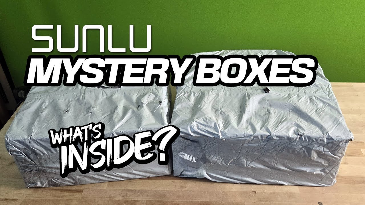 Sunlu Mystery Boxes! Let's see what's inside!