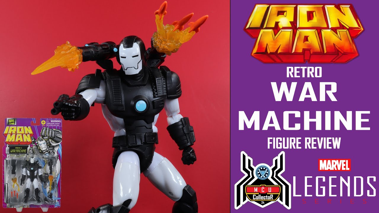 Marvel Legends WAR MACHINE Retro Iron Man Animated Series Cardback Exclusive Figure Review