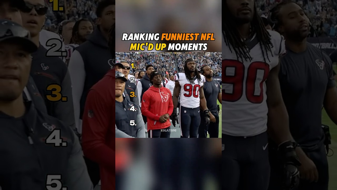 Ranking Funniest NFL Mic'd Up Moments #ranking #foryou #football #nfl #nfldraft #funny #micdup