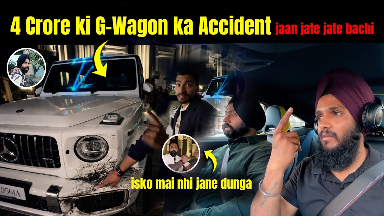 4 Crore Ki G-Wagon Ka Accident 😳 Jaan Jate Jate Bachi