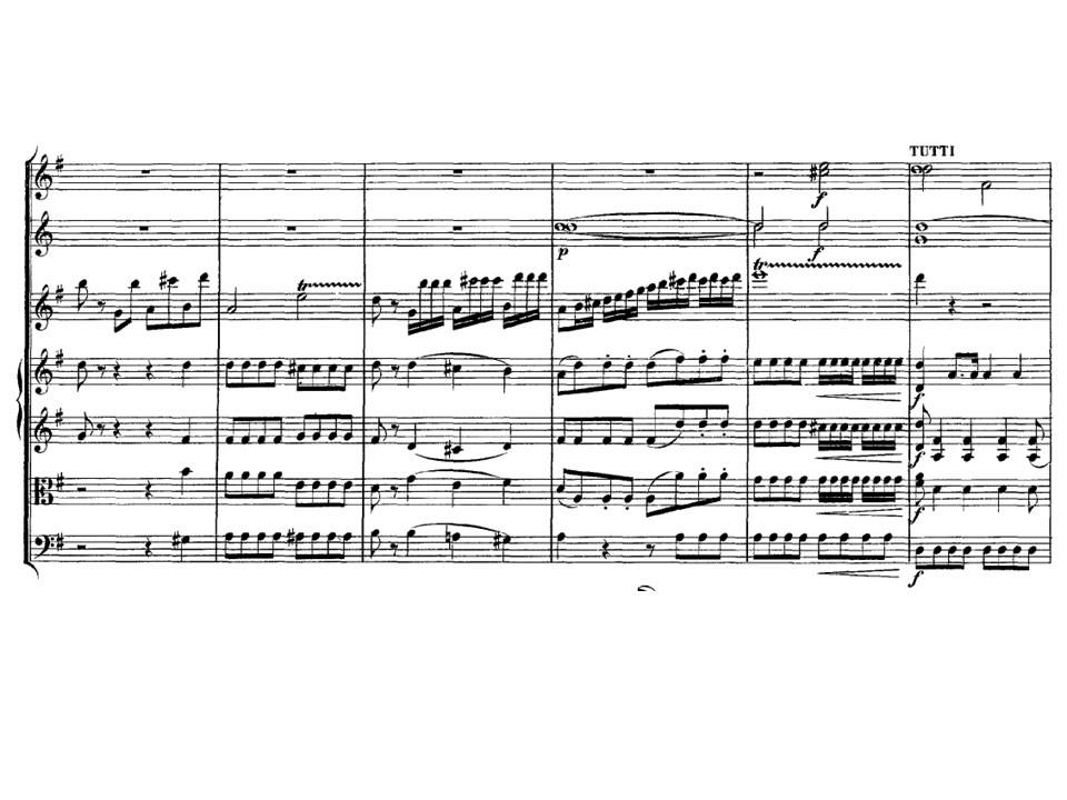 Mozart. Concierto para flauta y orquesta nº 1 en Sol mayor. I Allegro maestoso.