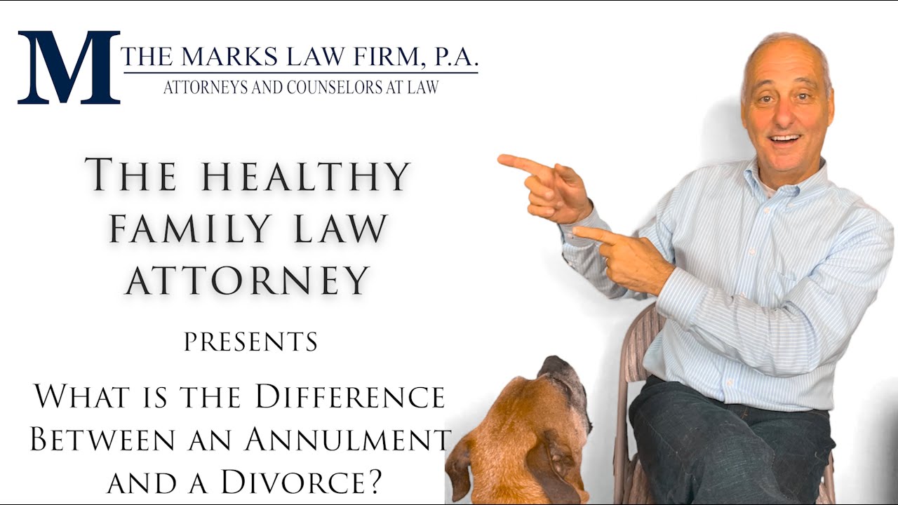 What is the Difference Between an Annulment and a Divorce? | The Marks Law Firm