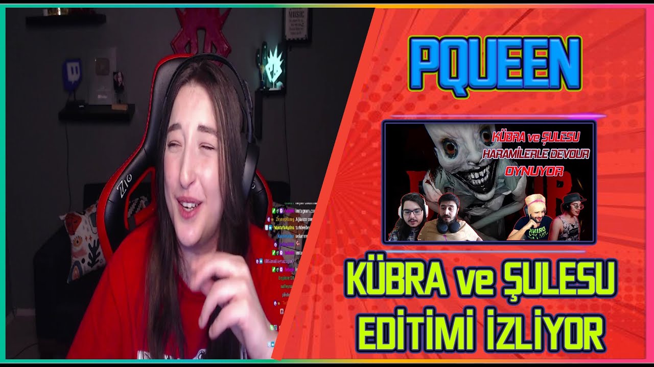 PQUEEN - KÜBRA ve ŞULESU DEVOUR OYNUYOR! | VİDEOSUNU İZLİYOR!