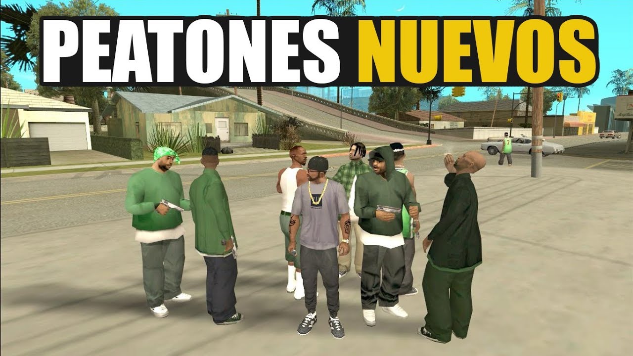 Cómo agregar peatones nuevos a GTA San Andreas sin reemplazar