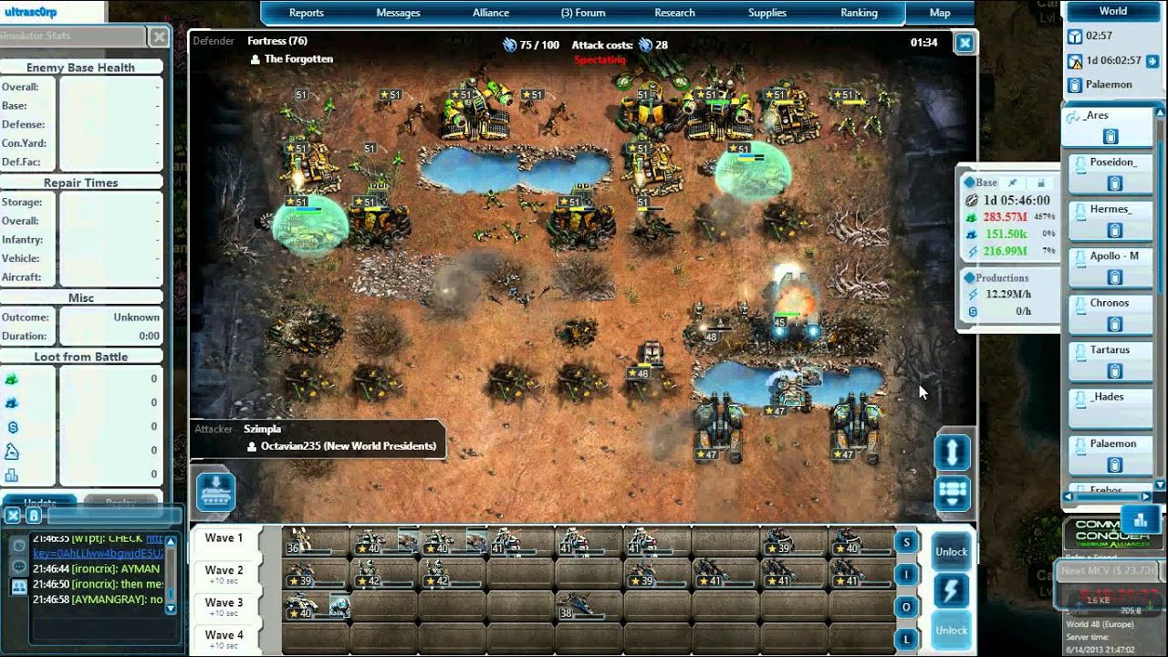 Command & Conquer - Tiberium Alliances - World 48 Endgame Victory [HD]