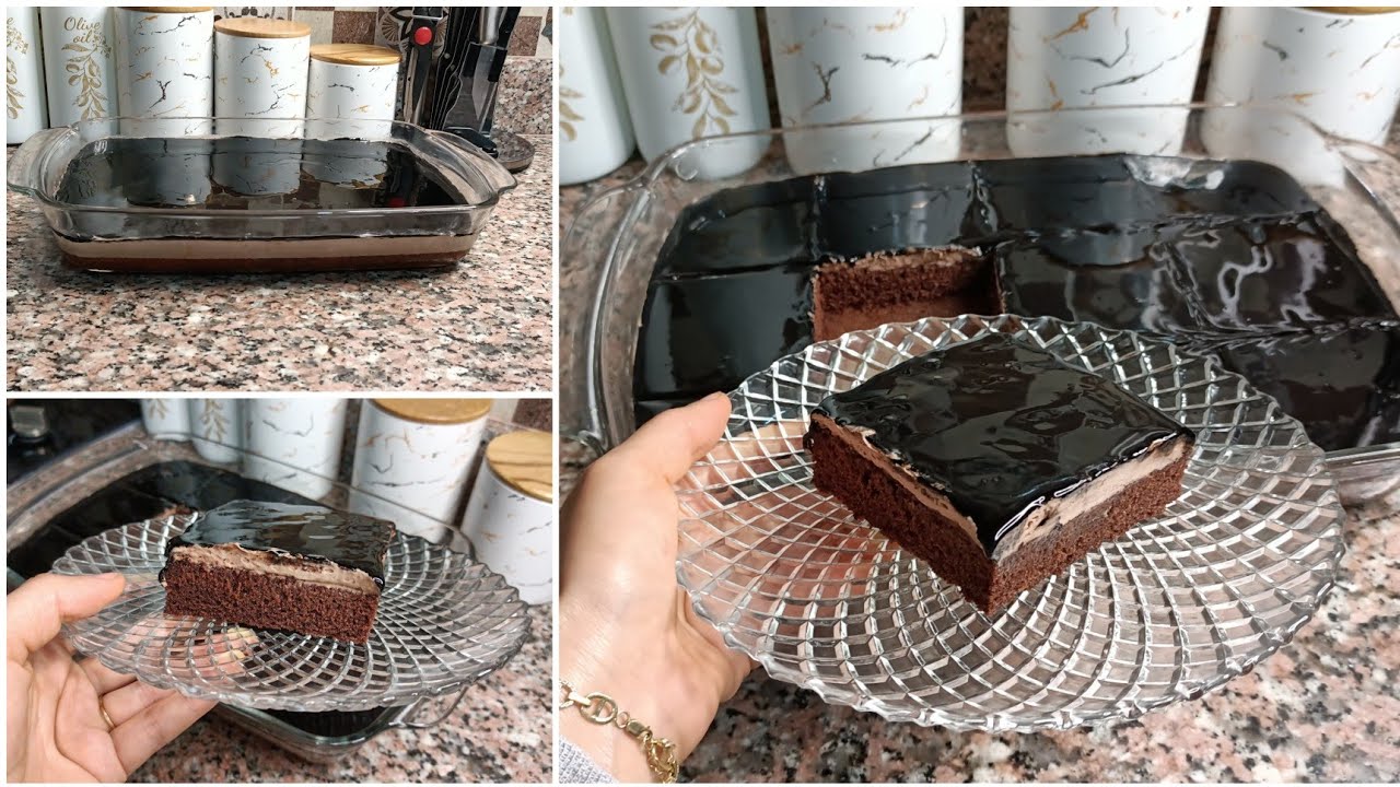 كيكة الشوكولاته🍫 السريعة حفيفة هشة سهلة وبمكونات بسيطة👌