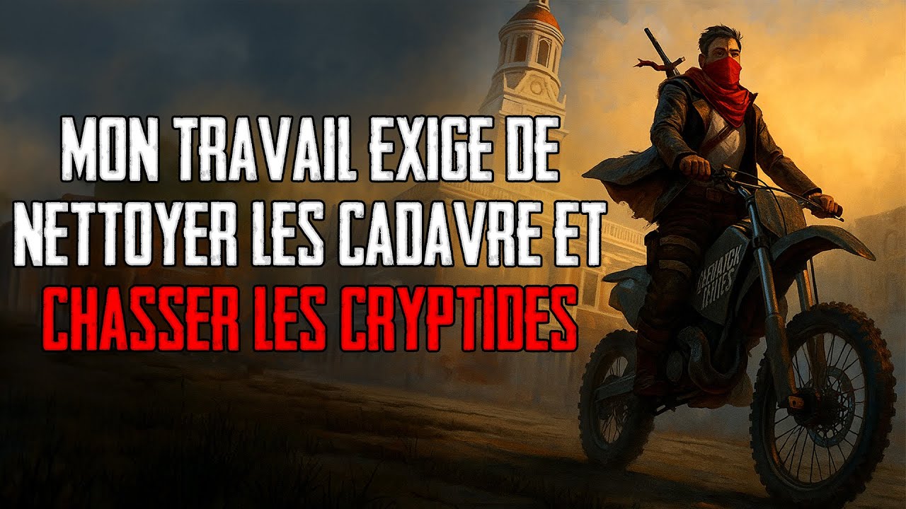 Mon travail demande de nettoyer les animaux &eacute;cras&eacute;s sur la route et &agrave; chasser les cryptides&nbsp;...