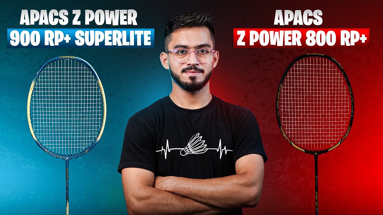 Apacs Z Power 800 RP+ vs 900 RP+ Superlite | Full Review & Comparison 2025 🔥 Budget Racket Test
